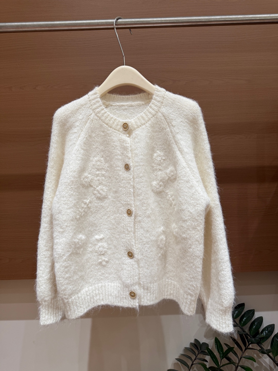 ژاکت بافتني گلدوزي شده کره اي