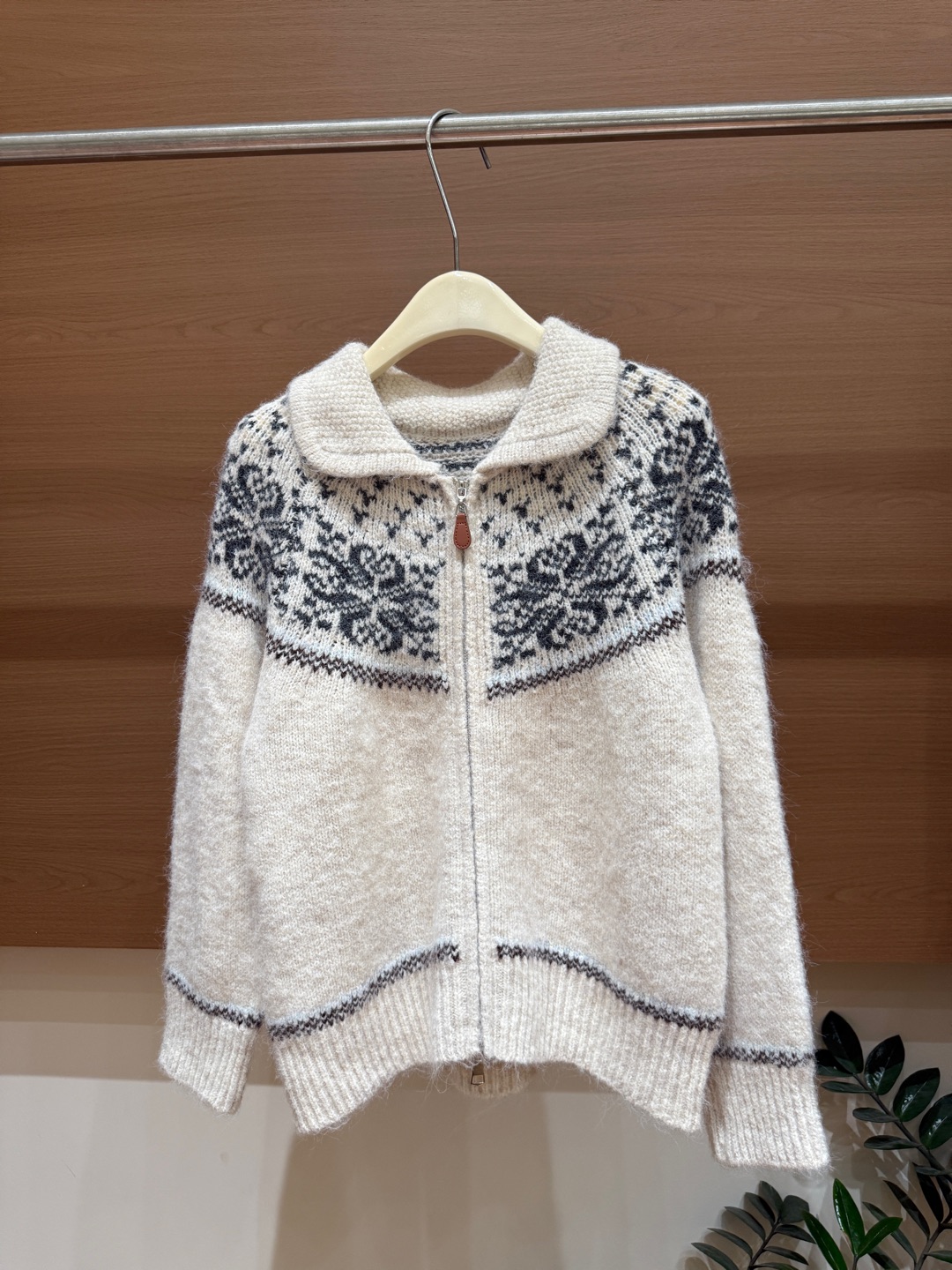 ژاکت بافتني گشاد کره اي 